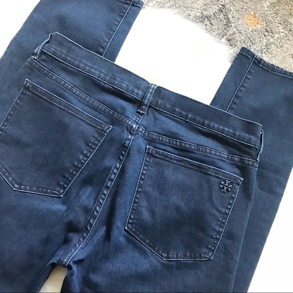 Tory Burch ⚜️ Dark Wash Jean Legging - Picture 2 of 8